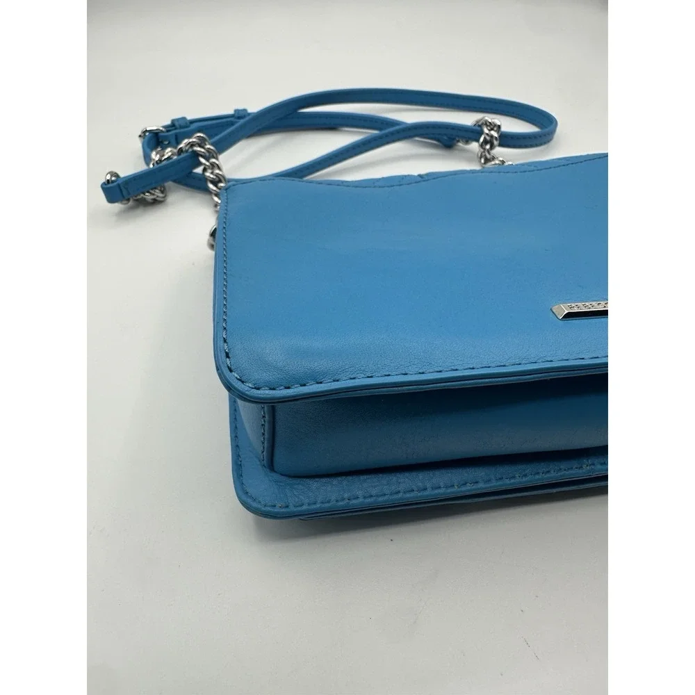 Rebecca Minkoff Chevron Quilted Small Love Crossbody Bag Marina NWT